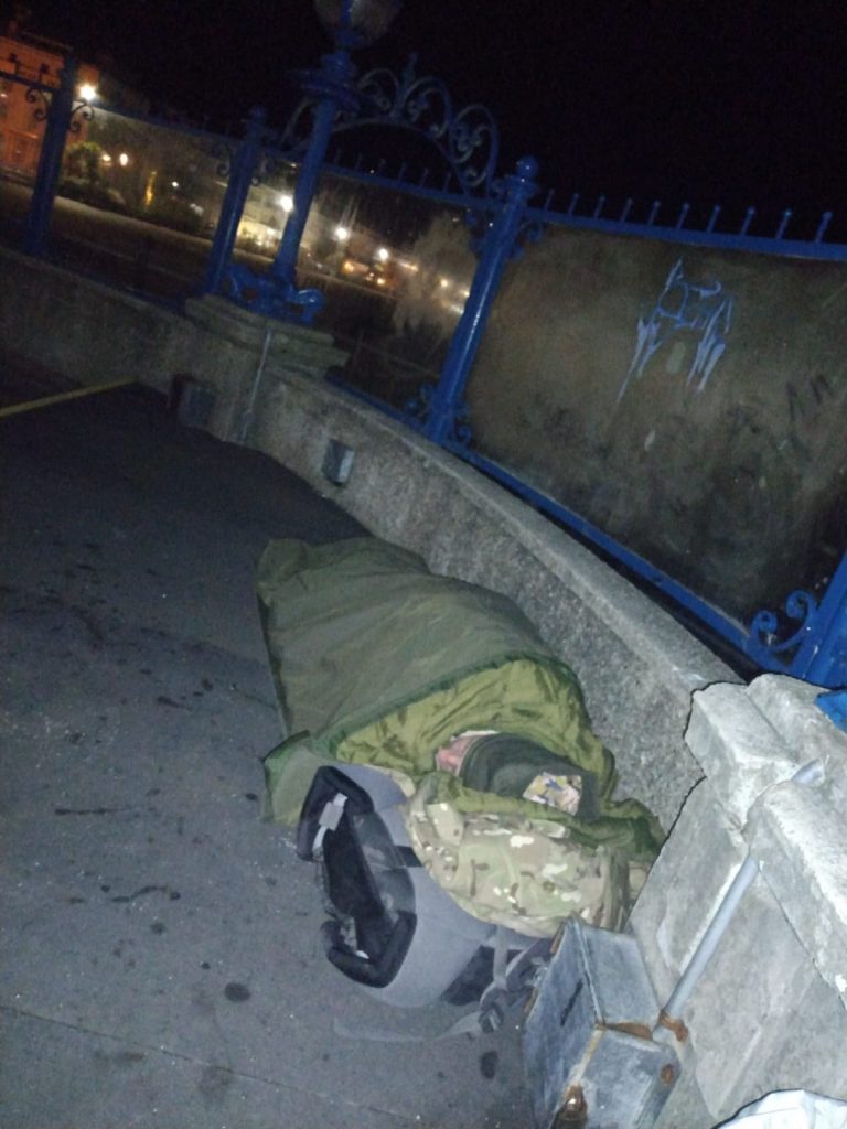 Charles Cordell sleeping rough to fundraise for homeless veterans - the RBLI Great Tommy Sleep Out 2022