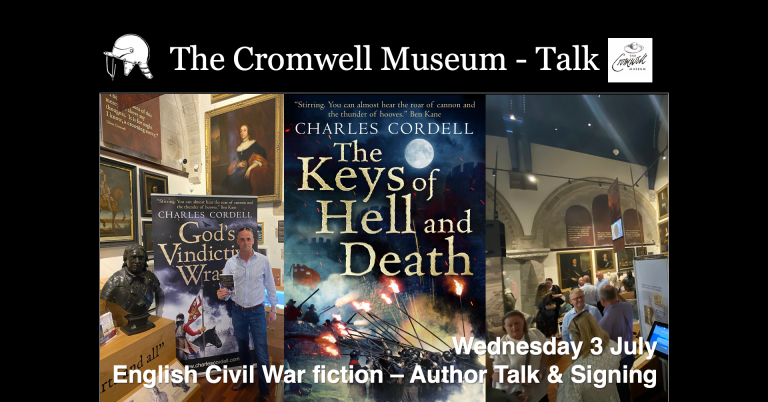 Charles Cordell at The Cromwell Museum - author talk