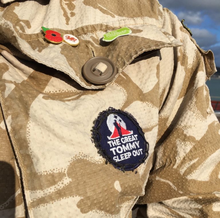 RBLI Great Tommy Sleep Out - raising funds and awareness for homeless veterans on UK streets.