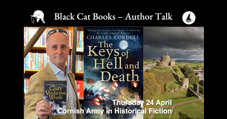 Cornish Army in historical fiction - author talk and book signing with Charles Cordell, author of English Civil War fiction series Divided Kingdom.