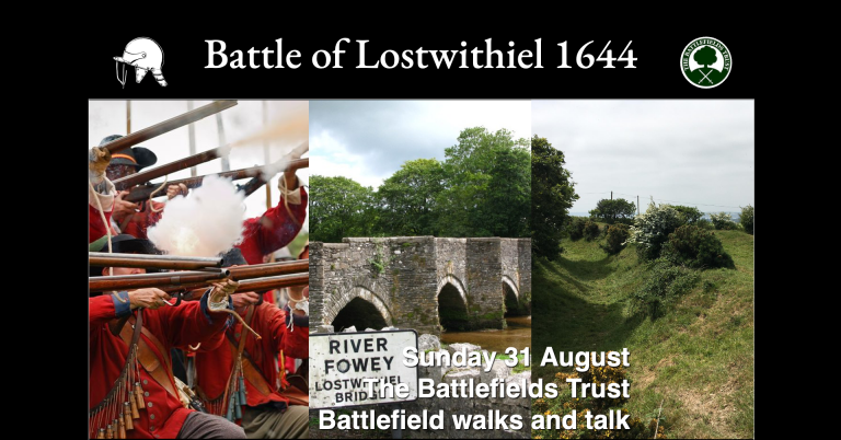 Battle of Lostwithiel 1644 - battlefield walk with the Battlefields Trust.